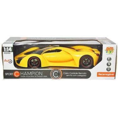 Imagem de Carrinho De Controle Remoto Amarelo Recarregável DMT5050 - DM Toys 050