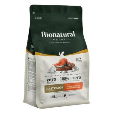 Imagem de Ração Bionatural Prime Para Gatos Castrados Salmão 1,5kg