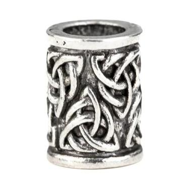 Imagem de Pingente De Conta Com Design De Crânio Viking E Runa, Com Furo Grande,
