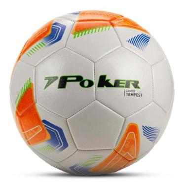 Imagem de Bola Futebol de Campo Poker Training 32 Gomos Tempest N 5, Laranja
