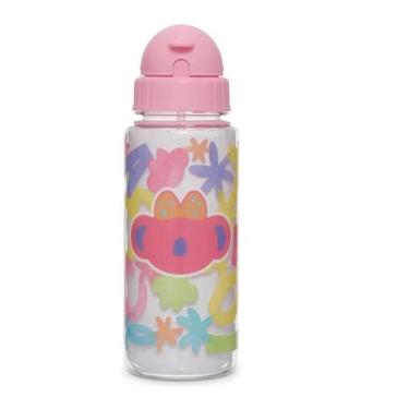 Imagem de Garrafa Infantil Escolar Com Canudo 500ml - Lilica Ripilica