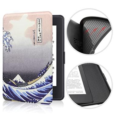 Imagem de CCOO A capa serve para o novo Amazon Kindle Paperwhite [11ª geração, versão 2021], capa macia de TPU (poliuretano termoplástico) premium, função hibernar/despertar automática inteligente