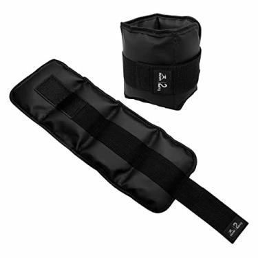 Imagem de Caneleira de Peso 2kg Muvin – Tornozeleira – Ajustável – Academia – Treino – Exercício – Fitness – Musculação – Fortalecimento e Tonificação dos Membros Inferiores – Resistente - Par