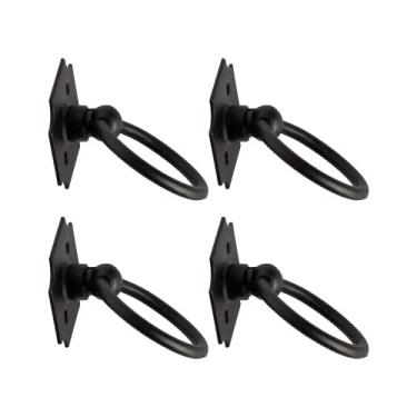 Imagem de Puxador De Gaveta Armario Colonial Retrô Alça Lindo 4 Peças