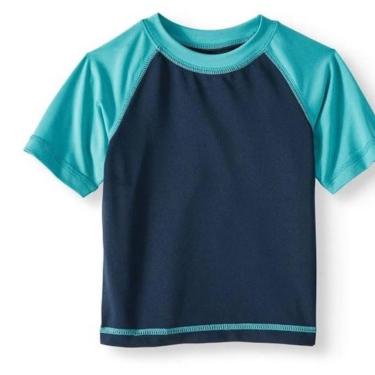 Imagem de Camiseta infantil com proteção solar upf 50 + azul wonder nation