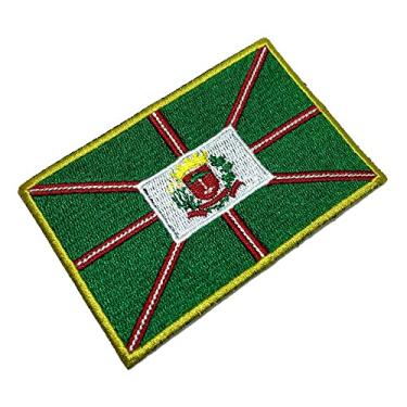 Imagem de BC0001T21 Curitiba PR Brasil Bandeira Bordada Termo Adesivo