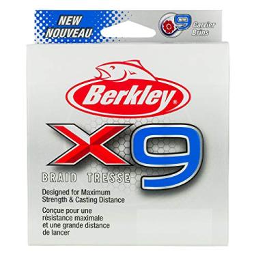 Imagem de Berkley Linha de pesca trançada X9B33040-CY X9, 300 metros, 18 kg, 300 yd./18 kg, cristal