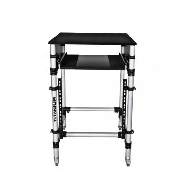 Imagem de Rack Titanium Profissional Djs RT-90G Para Periféricos, Mesas de Som, Amplificadores e Processadores de Audio