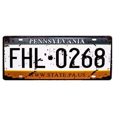 Imagem de Placa de Carro Decor em Madeira State Route - Pennsylvania