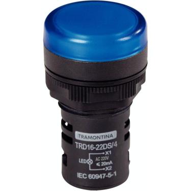 Imagem de Sinalizador Tramontina TRD16-22DS/4 220 V Azul Tramontina