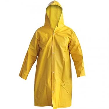 Imagem de CAPA CHUVA PVC FORRADA AMARELA GG