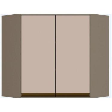 Imagem de Armário De Canto 2 Portas Oblíquo Henn Duna/Cristal