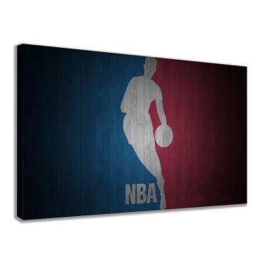 Imagem de Quadro Para Sala Quarto Casa Tela Grande Basquete Nba Barato