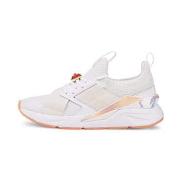 Imagem de PUMA Tênis feminino Muse X5, Puma Branco - pêssego rosa - intacto, 9.5