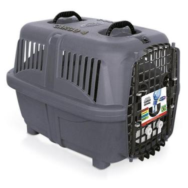 Imagem de Caixa De Transporte Cargo Kennel Nº4 Para Cães Até 25Kg - Plast Pet