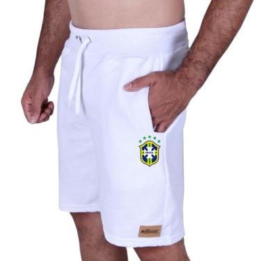 Short Masculino Tactel Bermuda Futebol Treino Praia Brasil