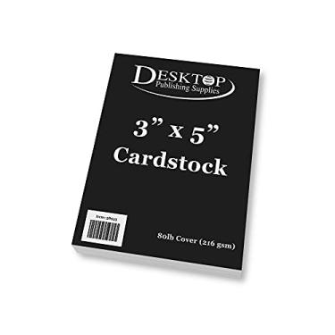 Imagem de Cartões de índice pretos premium – Cartão de 7,6 cm x 12,7 cm – Pacote com 100