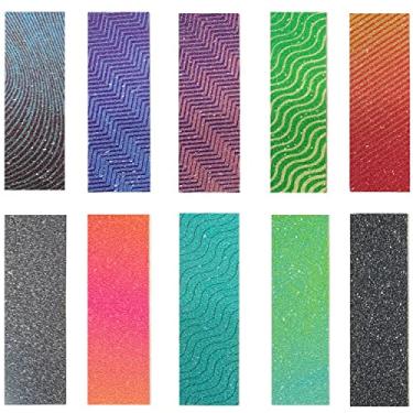 Imagem de 10 peças - adesivos sensoriais de ansiedade fofos com textura, tiras sensoriais calmantes, diferentes texturas, fita de alívio de estresse, adesivos antiestresse, brinquedos para adultos,