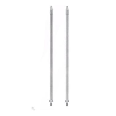 Imagem de Kit 2 Alongadores Cromados De Antena Px 60Cm Caminhão