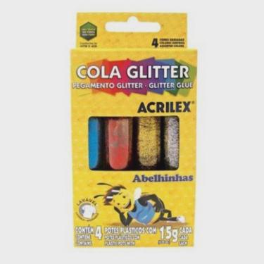 Imagem de Cola Glitter 4 Cores 15G - Acrilex