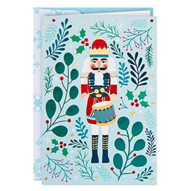 Imagem de Hallmark Cartões de Natal, Greenery Nutcracker (16 cartões e 17 envelopes)