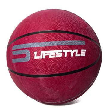 Imagem de Bola De Basquete Borracha Vinho Medida 33cm - Lifestyle