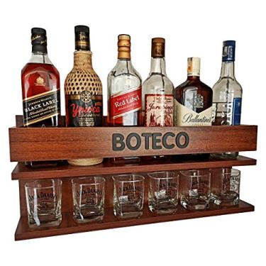 Imagem de Barzinho para Sala Barzinho de Parede - Boteco - Imbuia