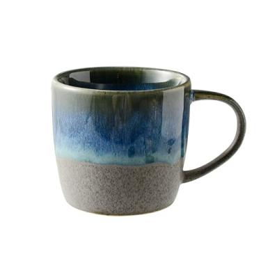 Imagem de PAYNAN Caneca retrô cerativa de cerâmica para café do café da manhã com mudança gradual de 350 ml