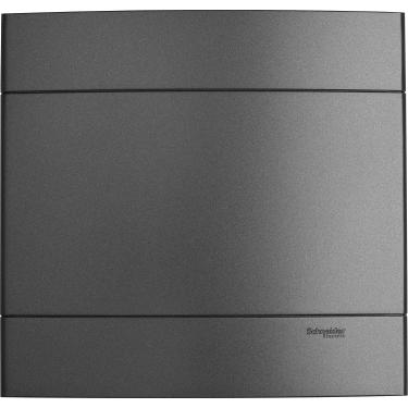 Imagem de Placa 4x4 Cega S/ Suporte Decor Prata Fumê PRM044405 – Schneider