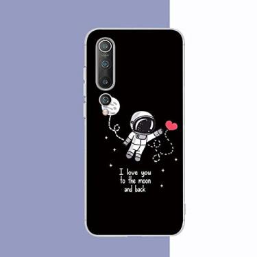 Imagem de Capa de telefone Moon Astronaut para Samsung S21 A10 para Redmi Note 7 9 para Huawei P30Pro Honor 8X 10i capa, A6, para A50 A30S A50S