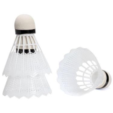 Imagem de Kit 3 Petecas Para Badminton Branca Hyper Sports