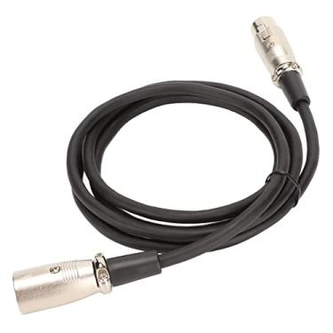 Imagem de Cabo de Microfone XLR, Cabo XLR Macho para Fêmea de 4,9 Pés OFC Condutor de Som HiFi para Home Theater para Mixer