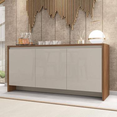 Imagem de Buffet 03 Portas 01 Gaveta Madrid Cedro Off White Casa D