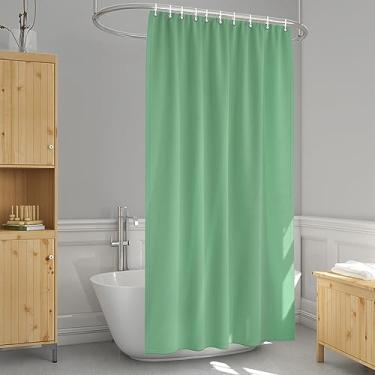 Imagem de 1 Cortina Box Banheiro PVC Grossa Antimofo Ilhós Vd 140x200