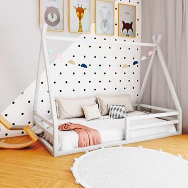 Imagem de Cama Cabana Proteção Solteiro Ludika Mobilia Prata Fina