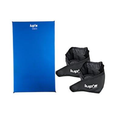 Imagem de Kit 1 Colchonete Grande + 1 Par de Caneleira de 3kg