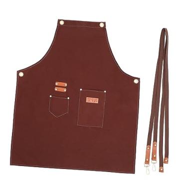 Imagem de HAKIDZEL 1 Unidade avental canga preta ferramentas de churrasco tops regata bata de barbeiro de cabeleireiro roupa de empregada de mesa Moda Colete Acessórios roupas Trabalhos