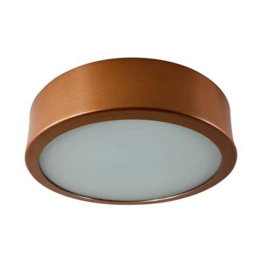 Imagem de Luminaria  Lustres  Plafon  sobrepor para duas lampadas redondo cobre  rose