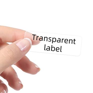 Imagem de NIIMBOT Fita de etiqueta transparente - (2 rolos, 0,55" x 1,57"/14 x 40 mm) Etiquetas autoadesivas à prova d'água para impressora - Adequado para máquina de fita de etiqueta D11/D101/D110