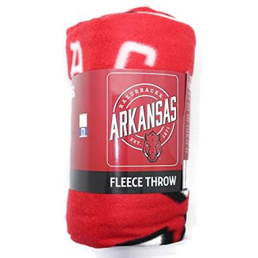 Imagem de Cobertor de lã NORTHWEST NCAA Arkansas Razorbacks, 127 cm x 152 cm, Campanha