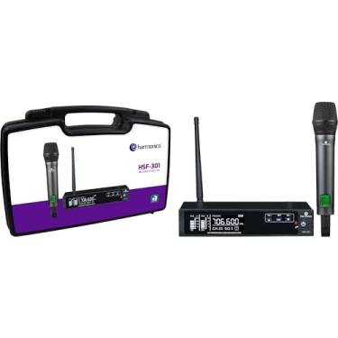 Imagem de Microfone Sem Fio UHF HSF-300 Simples Harmonics