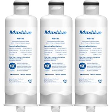 Imagem de Maxblue Filtro de água para geladeira DA97-17376B, compatível com HAF-QIN/EXP, DA97-17376B, DA97-08006C, HAF-QIN, RF28R7201SR, RF28R7351SG, RF23M8070SR, 3 filtros