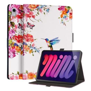 Imagem de Anpredo Capa para iPad Mini 7/6 geração 8,3 polegadas com despertar/hibernar automaticamente, capas para Apple New iPad Mini 7th 2024(A17 Pro)/Mini 6ª geração 2021, capa protetora com visualização em