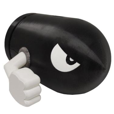 Imagem de Bullet Bill Mario Bala Canhão 3D Geek Porta Objeto