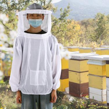 Imagem de Jardinagem Criação de Jardim Fato de Véu Anti-abelha Adulto Roupa de Proteção para Apicultura Roupa de Proteção para Apicultor Jaqueta de Apicultura para Parte Superior do Corpo