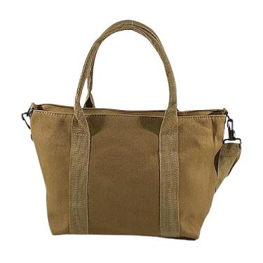 Imagem de Bolsa Feminina Bege Media Tiracolo Faculdade Trabalho Dia Dia Transversal Resistente Reforçada