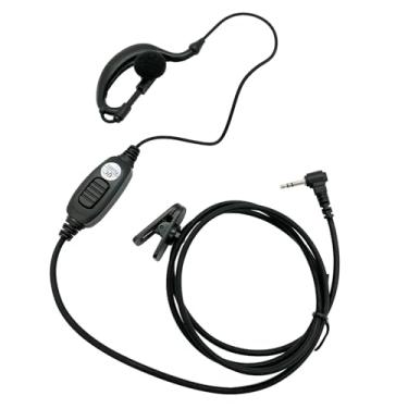 Imagem de WODASEN Fone de ouvido Walkie Talkie de 2,5 mm com microfone para HYT TC-320 Talkabout T200 T200TP T260 T400 T460 T800 MH230R MR350R MT350R MR350R MS350R Rádio Garmin Rino (01)