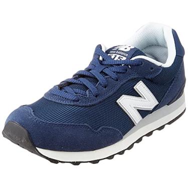 Imagem de New Balance Tênis masculino 515 V3 Classic, Nb azul marinho/branco/cinza alumínio, 47
