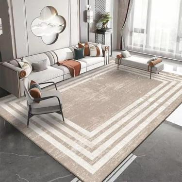 Imagem de Tapetes leves de luxo para sala de estar, moderno, corredor, sofá, tapetes laterais, decoração, casa, grande, chão, quarto, vestiário, tapete, sem fiapos, 1.120 x 200 cm, 47 x 78,7 pol.