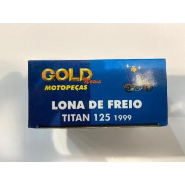 Imagem de Patim de freio / Lona Freio Traseiro Cg 125 1999 /Today 125 1999 / Tit